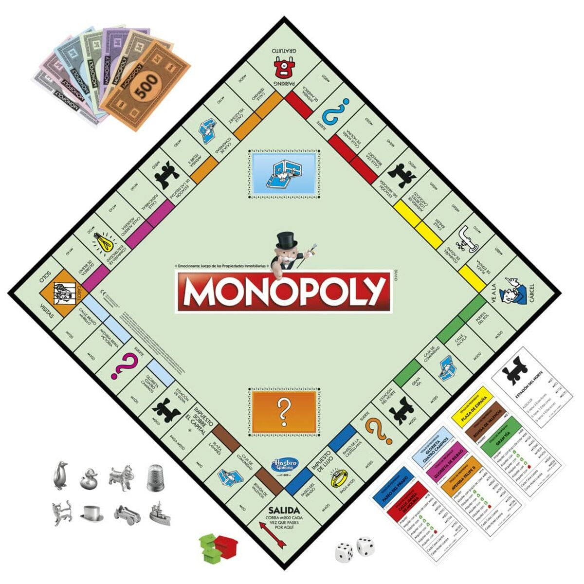 Gra Planszowa Hasbro Monopoly Clasico Madrid ES